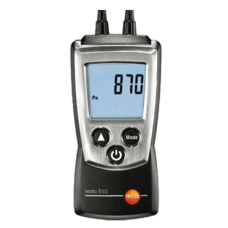 Testo 510 set differential pressure measuring instrument