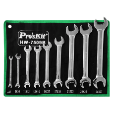 Proskit HW 7509B 9Pcs Double Open End Wrench